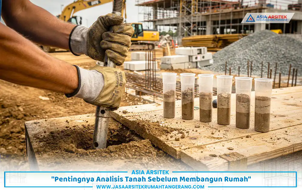 analisis karakter tanah tangerang selatan sebelum pembangunan rumah