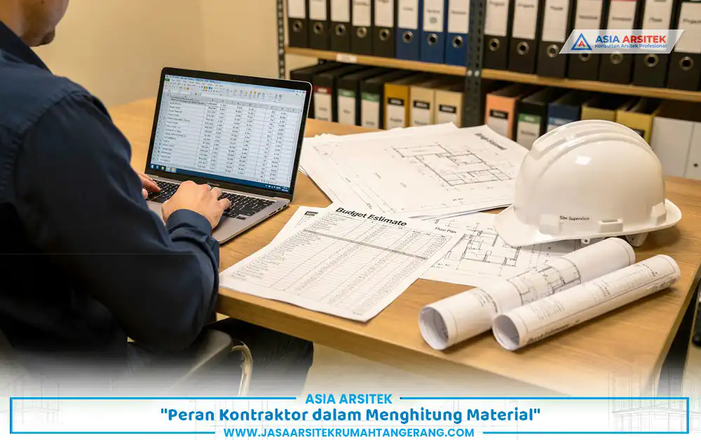 kontraktor menghitung kebutuhan bahan menggunakan cara hitung material konstruksi