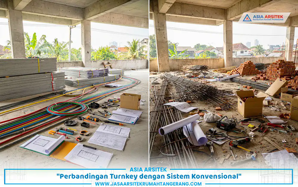 jasa turnkey rumah tangerang dibandingkan dengan sistem pembangunan konvensional