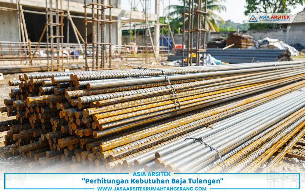 menghitung kebutuhan baja tulangan dalam cara hitung material struktur rumah