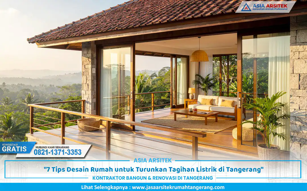 tips desain rumah hemat listrik dengan ventilasi alami dan jendela besar