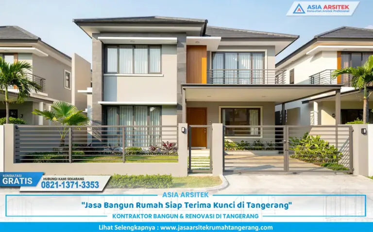 bangun rumah terima kunci dengan hasil hunian modern siap huni dan finishing lengkap