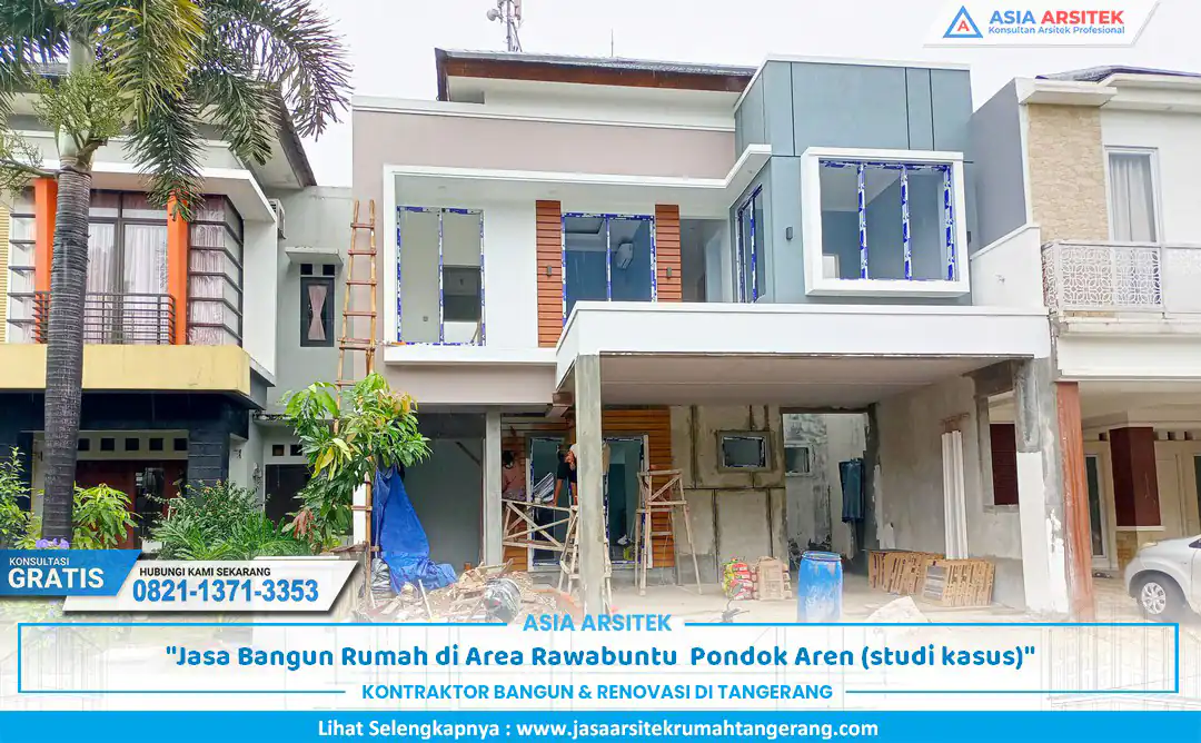 jasa bangun rumah Rawabuntu dengan proses pembangunan profesional di kawasan berkembang
