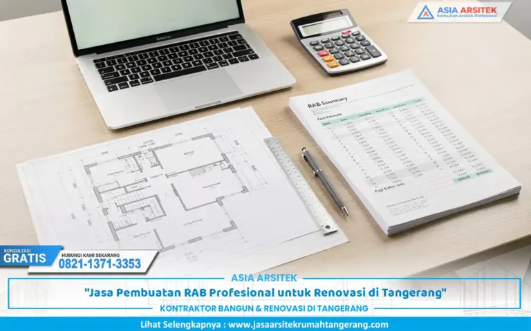 jasa pembuatan RAB Tangerang untuk perencanaan biaya renovasi rumah