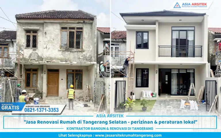 renovasi rumah Tangerang selatan dengan proses profesional sesuai peraturan