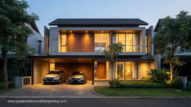 Desain Rumah untuk Investasi Properti modern dengan tampilan elegan dan bernilai tinggi