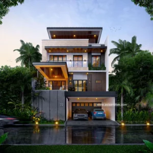 Desain Rumah Minimalis Bapak HN Tangerang