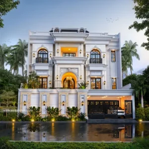 Desain Rumah Tropis Bapak FR Tangerang