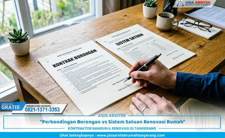 perbandingan sistem borongan vs satuan renovasi rumah untuk pemilik properti