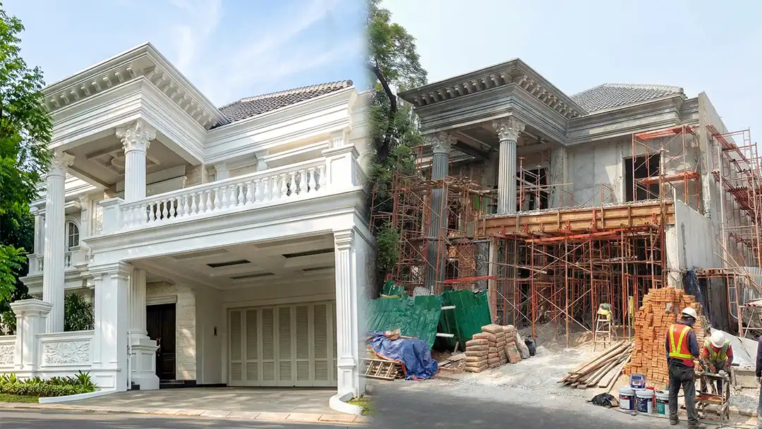 Interior mewah klasik hasil karya tim konsultan arsitek Asia Arsitek Indonesia