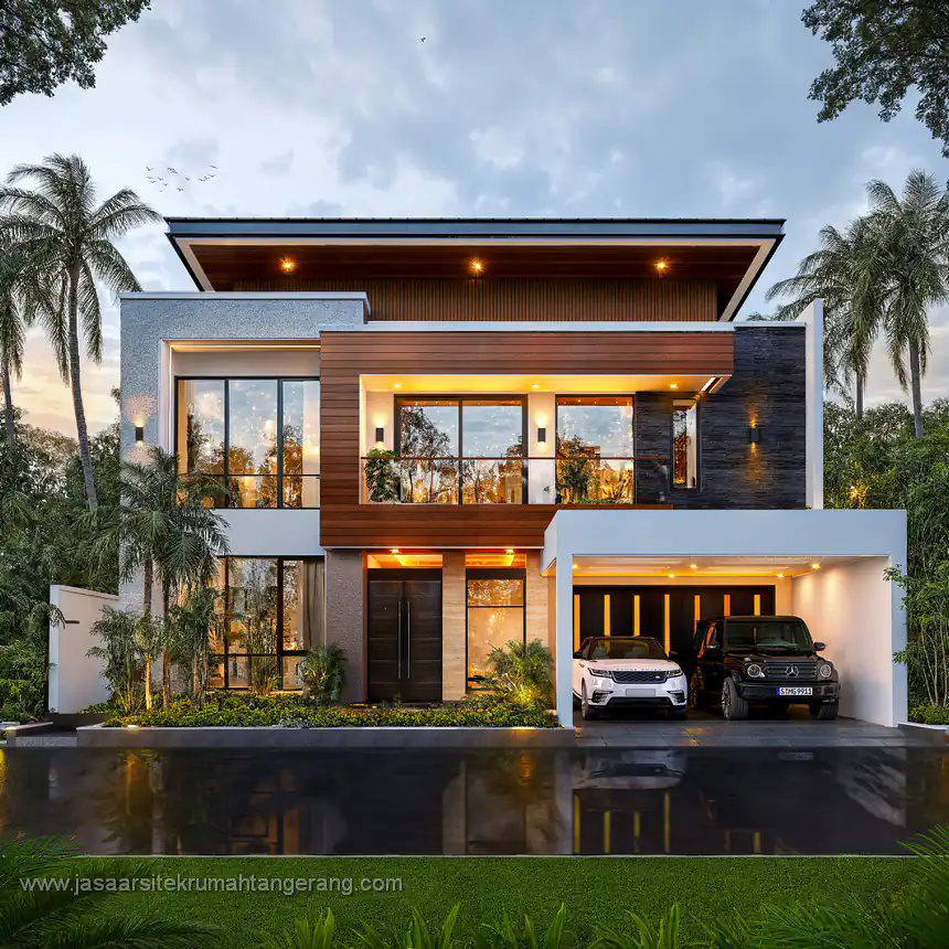 Desain Rumah Minimalis Bapak HN Tangerang