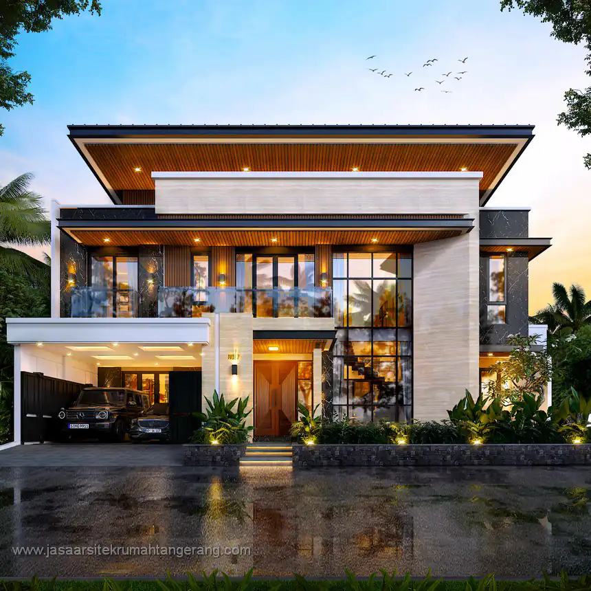 Desain Rumah Minimalis Bapak ML Tangerang