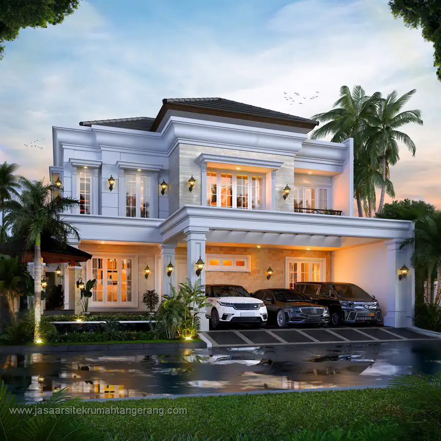 Desain Rumah Tropis Bapak RY