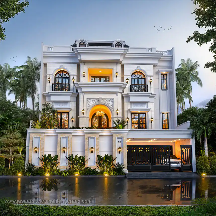 Desain Rumah Tropis Bapak KK